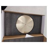 BWE Bathroom Freestanding Toilet Paper Holder Stand with Reserver in Brushed Gold