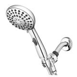 Waterpik 8ft Easy Reach Hose Hand Held Shower Head, Chrome - Retail: $84