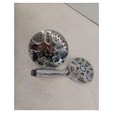 BWE Dual-Function 2-in-1 Showerhead 6-Spray Wall Mount Handheld Shower Head 1.8 GPM in Polished Chrome