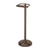 Freestanding 22 H Pedestal Toilet Paper Holder, Bronze