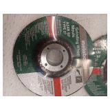 Metabo HPT 4-1/2-Inch Angle Grinder, Includes 5 Grinding Wheels And Hard Case  6.2-Amp Motor  Compact and Lightweight, G12SR4 - Retail: $98