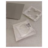 4 in. J Block or Wide-Mount Dual Door Wall Vent in White