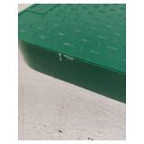 15 in. x 10 in. x 1.75 in. Square Meter/Valve Box Green Lid