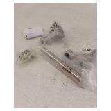 Porter Wall Mount Spring-Loaded Toilet Paper Holder Bath Hardware Accessory in Brushed Nickel