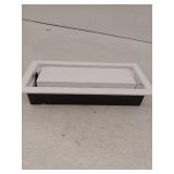 4 in. x 10 in. Paintable Plastic Wall Register in Textured White