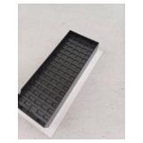 4 in. x 10 in. Paintable Plastic Wall Register in Textured White