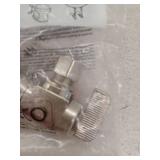 1/2 in. FIP Inlet x 3/8 in. Compression Outlet 1/4-Turn Angle Stop