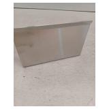 Bath Wall-Mounted Single Post Toilet Paper Holder with Shelf Stainless Steel Tissue Paper Dispenser in Brushed Nickel