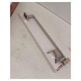 Vaneri 18 in. Wall Mounted Towel Bar in Spot Defense Brushed Nickel