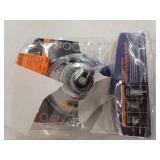 Waterpik 9-Spray 4.5 in. Single Wall Mount Low Flow Fixed Shower Head in Chrome