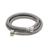 Fluidmaster B9WM48 Braided Stainless Steel Washing Machine Connector  3/4  Hose x 3/4  Hose  48  Length