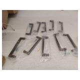 Rubbed  Bronze Pulls, set of 10