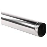 Master Flow 7 in. x 2 ft. Round Metal Duct Pipe BCP7X24