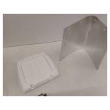 Everbilt 6 in. Louvered Exhaust Hood in White