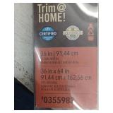 Allen + Roth 36" White Blackout Cellular Shade