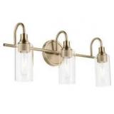 Kichler Kavi 23-in 3 Light Bronze Modern/contemporary Bathroom Vanity Light