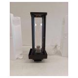 1 Light Outdoor Post Mount Fixture Frame Finish Black