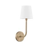 1 Light Wall Sconce In Transitional Style 6 High By 17 Wide-Aged Brass Finish Capital Lighting 619311Ad-674