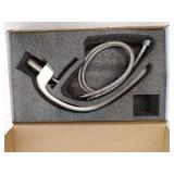 Bathroom Faucet for Sink, 1 Hole Single Handle in Brushed Nickel