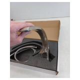 Bathroom Faucet for Sink, 1 Hole Single Handle in Brushed Nickel