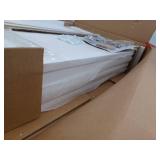 Slone 2 Door Shuttered Wall Cabinet - White - Elegant Home Fashion