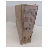 Slone 2 Door Shuttered Wall Cabinet - White - Elegant Home Fashion