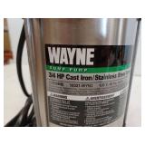Wayne 3/4 HP 115V Submersible Sump Pump CDU980E