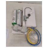 GE Under Sink Dual Stage Water Filtration System with Faucet