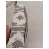 72"x72" Imani Chenille Striped Cotton Printed Shower Curtain Gray - Ink+Ivy