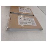 Everbilt 12 in. X 6 in. 1-Way Steel Adjustable Wall/Ceiling Register in White, 2 Pack