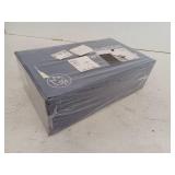 Triple Handle 3-Spray Tub and Shower Faucet, 2 in 1 Dual Head Shower 2.5 GPM in Brushed Gold- Retail: $244