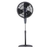 Newair Outdoor Misting Fan and Pedestal Fan in Black  Cools 500 Sq. Ft. with 3 Fan Speeds and Wide-Angle Oscillation - Retail: $145