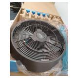 Newair Outdoor Misting Fan and Pedestal Fan in Black  Cools 500 Sq. Ft. with 3 Fan Speeds and Wide-Angle Oscillation - Retail: $145