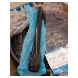 Newair Outdoor Misting Fan and Pedestal Fan in Black  Cools 500 Sq. Ft. with 3 Fan Speeds and Wide-Angle Oscillation - Retail: $145