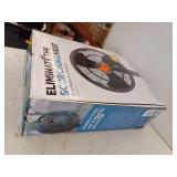 Newair Outdoor Misting Fan and Pedestal Fan in Black  Cools 500 Sq. Ft. with 3 Fan Speeds and Wide-Angle Oscillation - Retail: $145