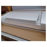 Alaterre Furniture Dover 27 in. W Over Toilet Space Saver with Open Shelving in White