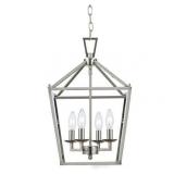 Trans Globe Lighting 10264 Lacey 4 Light 12  Wide Pendant - Chrome - Retail: $275