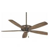 Ceiling Fan In Transitional Style 15 Inches Tall By 52 Inches Wide-Heirloom Bronze Finish-Aged Boardwalk Blade Color Minka Aire Fans F695-Hbz - Retail: $334