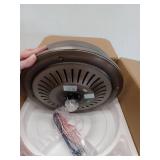 Ceiling Fan In Transitional Style 15 Inches Tall By 52 Inches Wide-Heirloom Bronze Finish-Aged Boardwalk Blade Color Minka Aire Fans F695-Hbz - Retail: $334