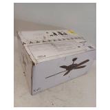 Ceiling Fan In Transitional Style 15 Inches Tall By 52 Inches Wide-Heirloom Bronze Finish-Aged Boardwalk Blade Color Minka Aire Fans F695-Hbz - Retail: $334