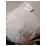 Lot of 3 -16 in. Low Profile LED Flush Mount Round Closet Light Fixture 1700 Lumens 3000K 4000K 5000K Dimmable