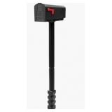 Black Harrison Plastic Mailbox with Post