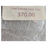 Wooden Round Table W/ Tulip Dining Chairs