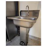 Commercial Stainless Steel Hand Sink with Faucet