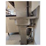 Commercial Stainless Steel Hand Sink with Faucet