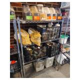 Commercial Chrome Wire Storage Shelving Unit