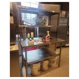 Commercial Stainless Steel Kitchen Shelving Unit