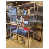 Commercial Stainless Steel Kitchen Shelving Unit