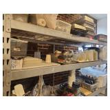 Contents of Shelf W/ Commercial Food Containers, Lids, Sauce Bottles and More!