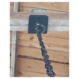 Industrial Wood Beam Light Fixture with Edison Bulbs